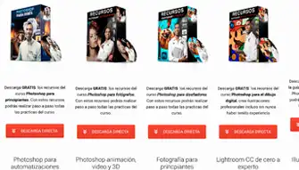 Descarga recursos gratuitos para photoshop en Fotoaprendizaje