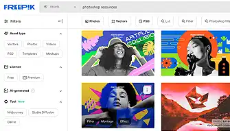 Descarga recursos gratuitos para photoshop en Freepik